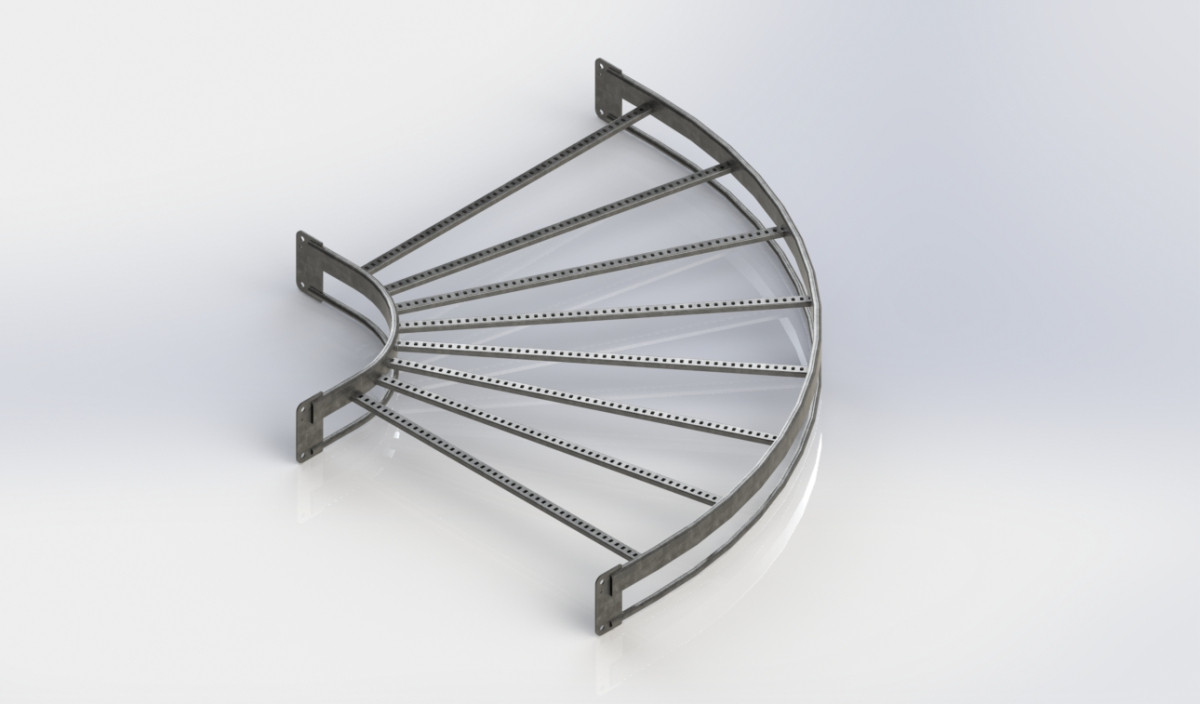 AL - Producten Alround Kabelladder Vot150 Binnenbocht90 1000