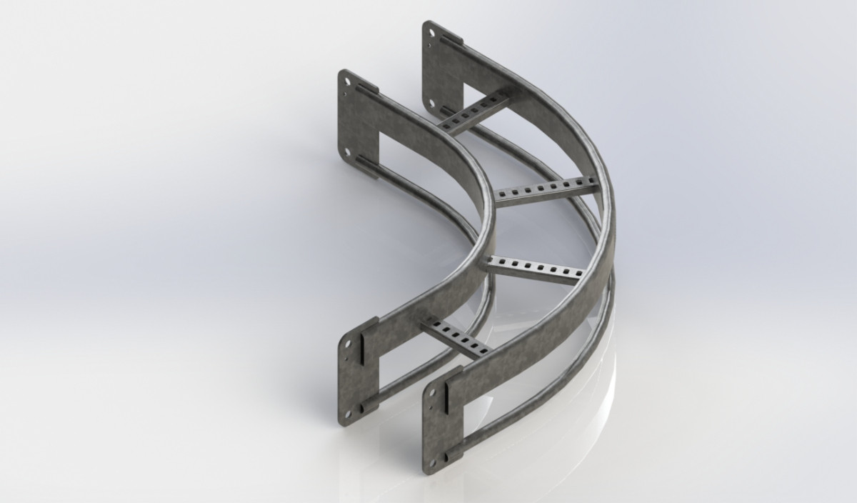 AL - Producten Alround Kabelladder Vot150 Binnenbocht90 200