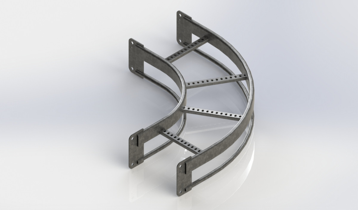 AL - Producten Alround Kabelladder Vot150 Binnenbocht90 300