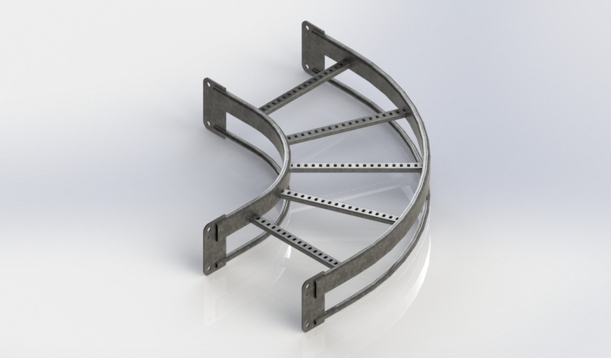 AL - Producten Alround Kabelladder Vot150 Binnenbocht90 400