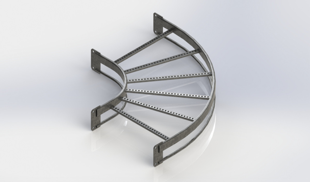 AL - Producten Alround Kabelladder Vot150 Binnenbocht90 600
