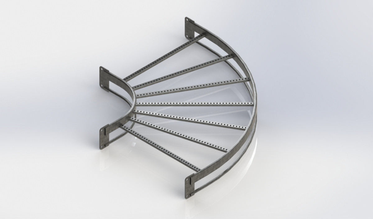 AL - Producten Alround Kabelladder Vot150 Binnenbocht90 800