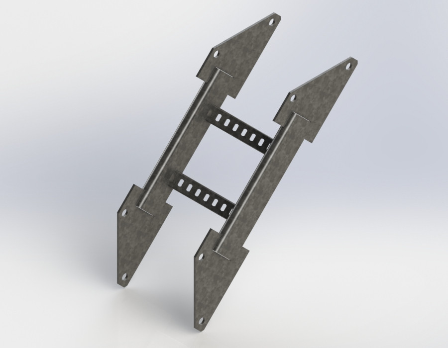 AL - Producten Alround Kabelladder Vot150 Stijgstuk90 200