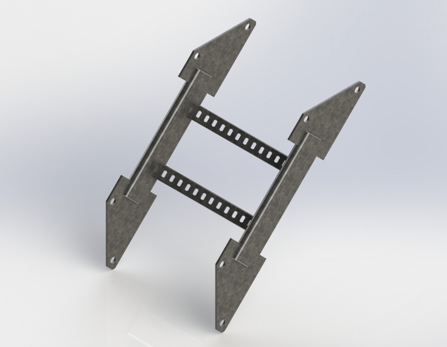 AL - Producten Alround Kabelladder Vot150 Stijgstuk90 300
