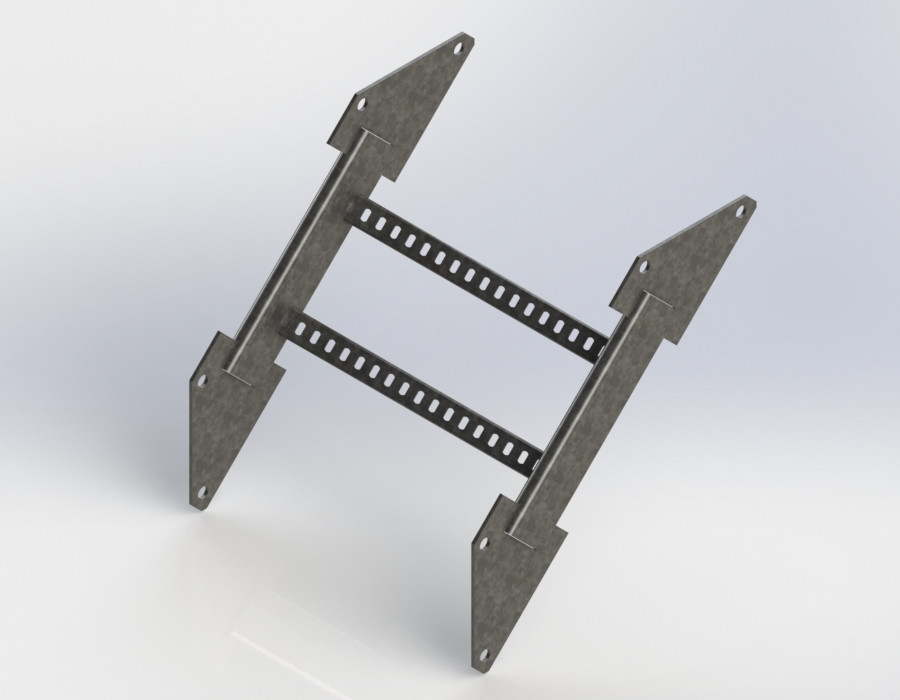 AL - Producten Alround Kabelladder Vot150 Stijgstuk90 400