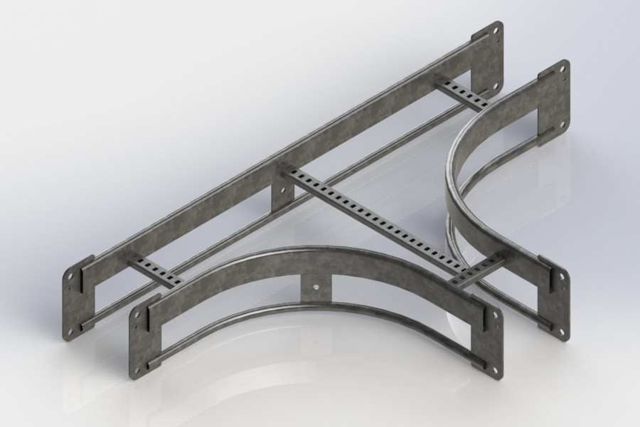 AL - Producten Alround Kabelladder Vot150 T-stuk 200