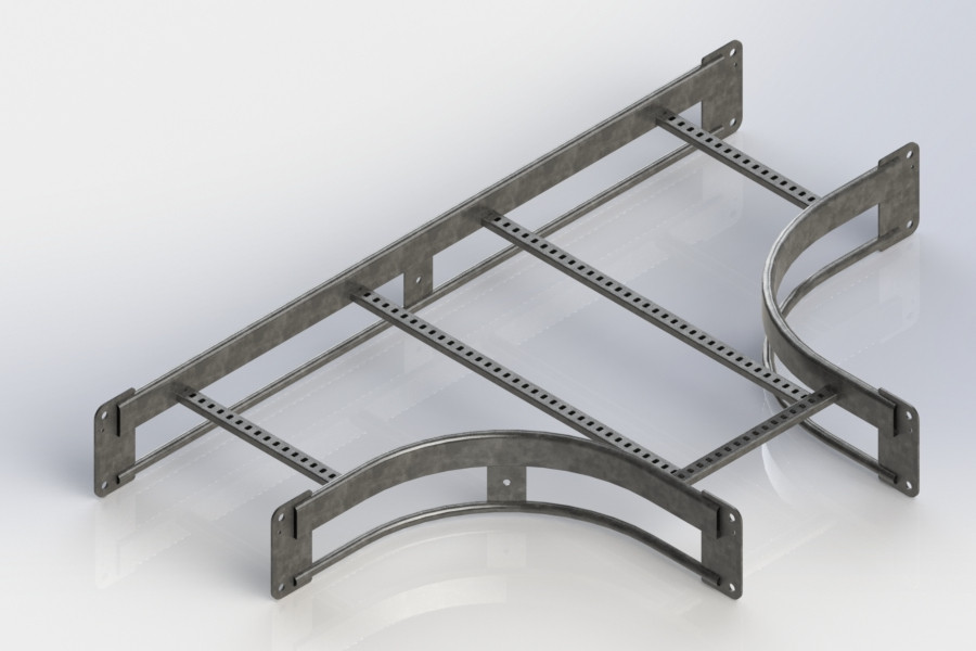 AL - Producten Alround Kabelladder Vot150 T-stuk 400
