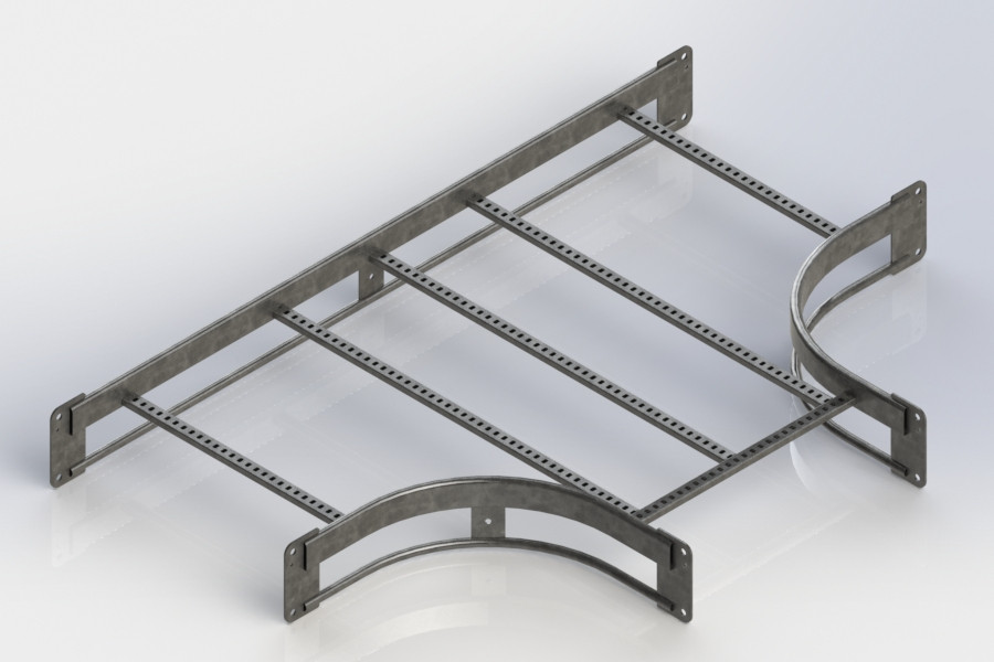 AL - Producten Alround Kabelladder Vot150 T-stuk 600