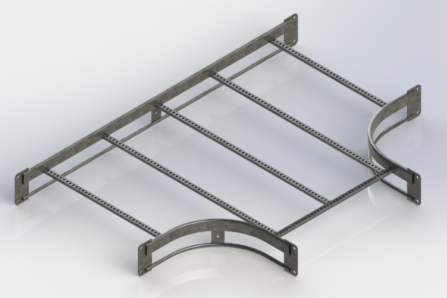 AL - Producten Alround Kabelladder Vot150 T-stuk 800