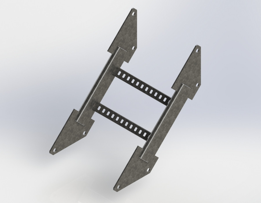 AL - Producten Alround Kabelladder Vot150 Vervalstuk90 300