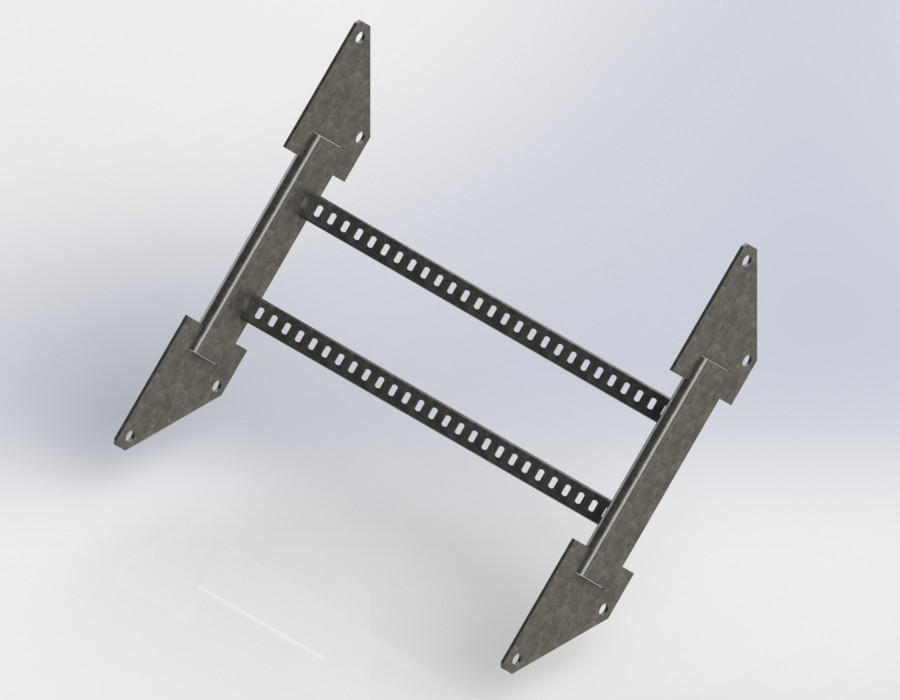 AL - Producten Alround Kabelladder Vot150 Vervalstuk90 600