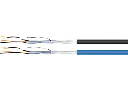 Alfana Cable Re-2X(ST)H FL 2x2x0,75 black