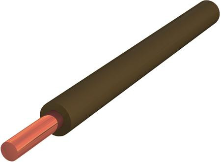 Alfana VD H07V-U eca installatiedraad 2,5MM² bruin Alfana VD H07V-U eca installatiedraad 2,5MM² bruin