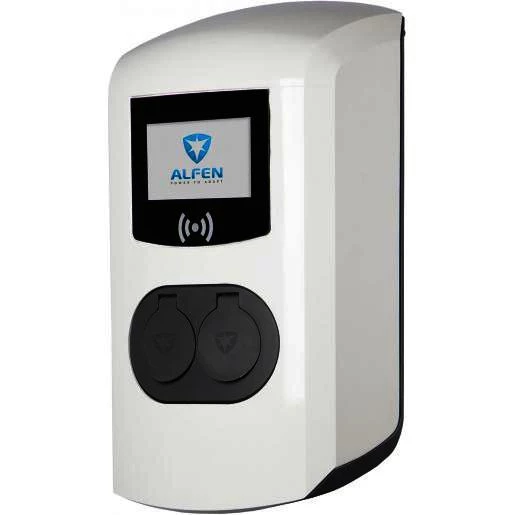 Alfen Eve double pro-line 3PH1C 32a rfid logo smart charging network backoffice connectned