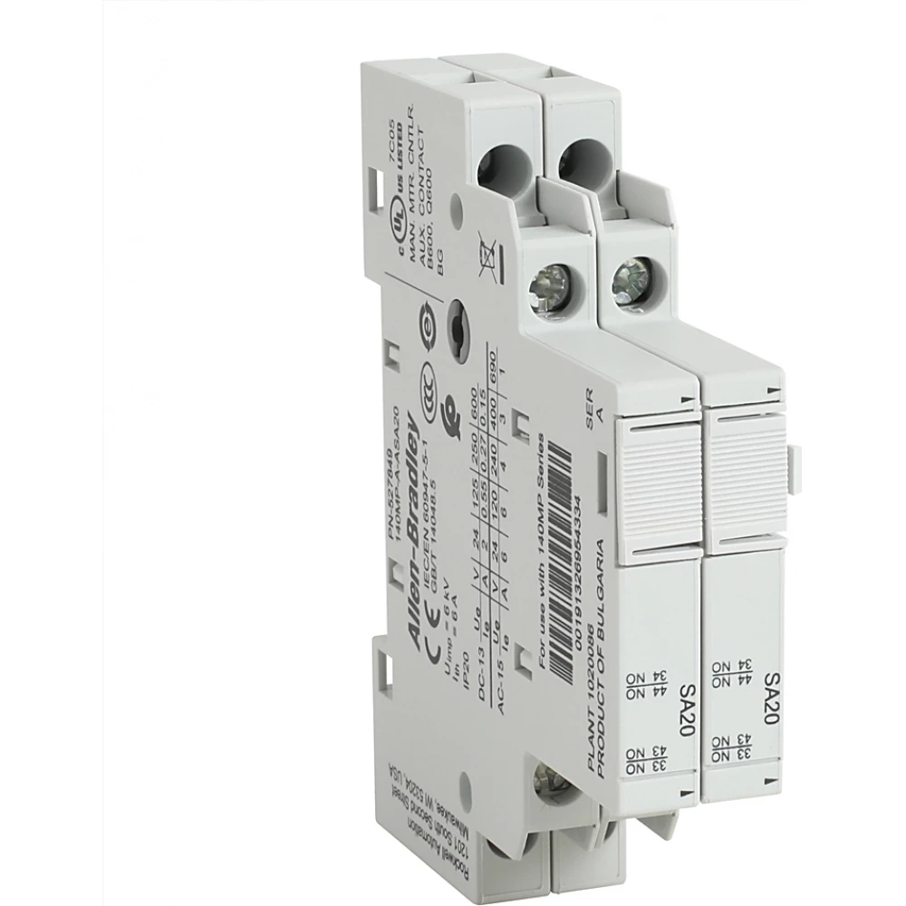 Allen Bradley (Rockwell) MCP 140MP Schroef terminal auxiliary contact