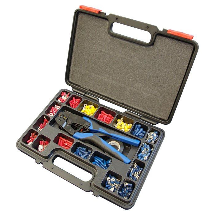 amw connect Installatie- en verbindingstechniek Amw-Connect assortiment geïsoleerde kabelschoenen met krimptang, 552-D