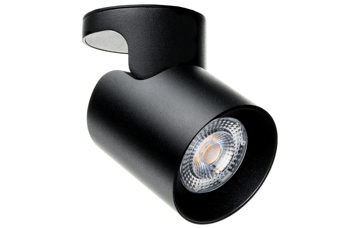 Aneto Mini R zwart 570LM 3000K ra>90 fase afsnijding