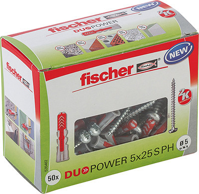 Fischer Duopower 5x25 PH LD met cilinderkop