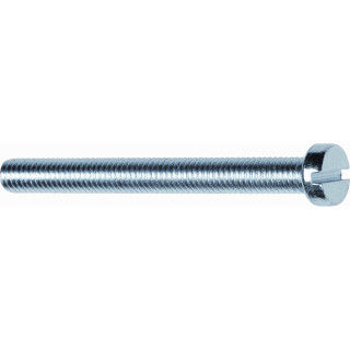 Fischer Metaalschroef Din84 M 5X 20 cilinderkop zaagsnede RVS a2, aisi304