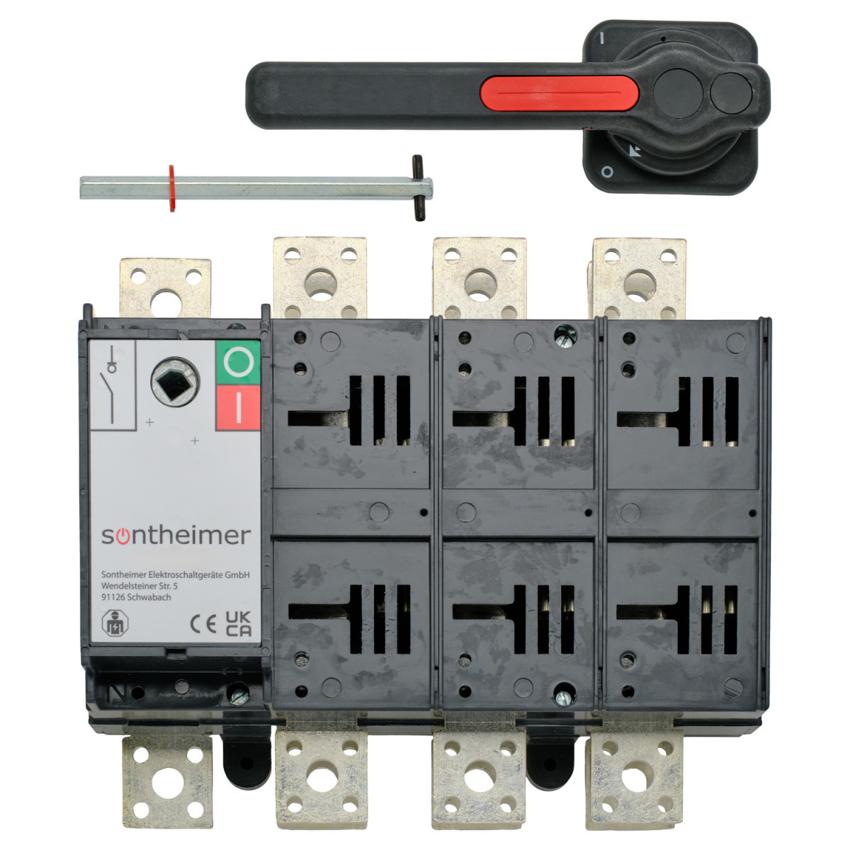ASN HLC - Hoofdschakelaar Hoofdschakelaar 1600a 3P bodemmontage met as/hendel
