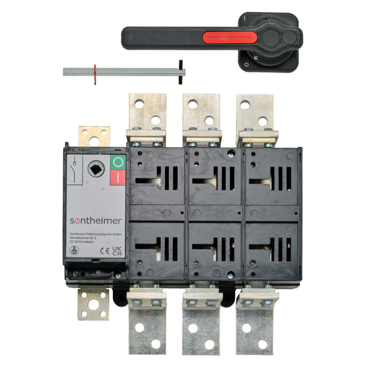 ASN HLC - Hoofdschakelaar Hoofdschakelaar 1600a 3P bodemmontage met as/hendel