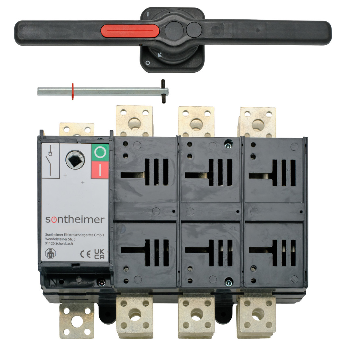 ASN HLC - Hoofdschakelaar Hoofdschakelaar 2500a 3P bodemmontage met as/hendel