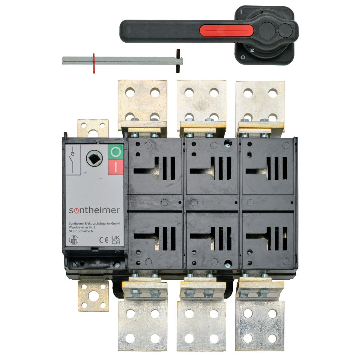 ASN HLC - Hoofdschakelaar Hoofdschakelaar 2500a 3P bodemmontage met as/hendel
