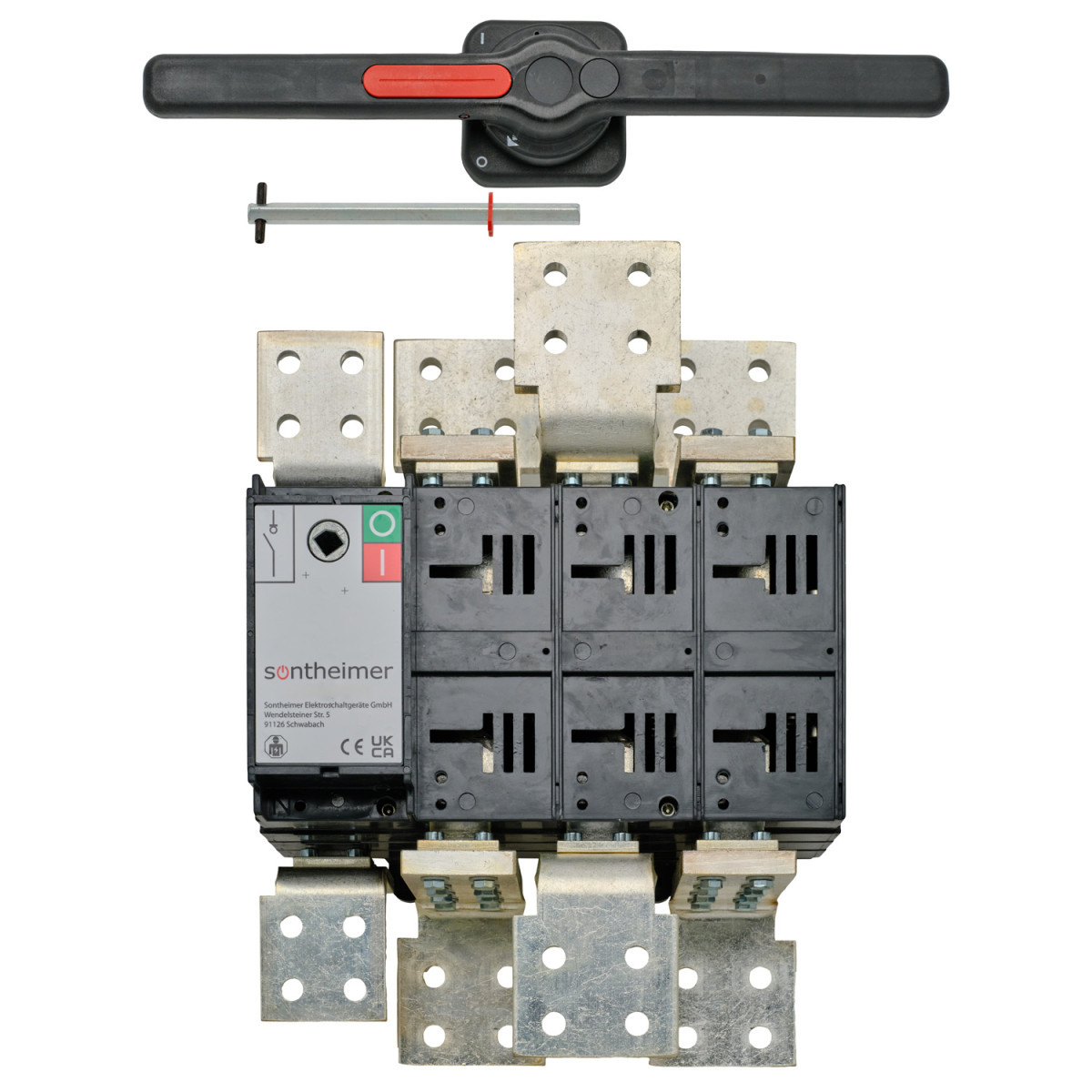ASN HLC - Hoofdschakelaar Hoofdschakelaar 3150a 4P bodemmontage met as/hendel