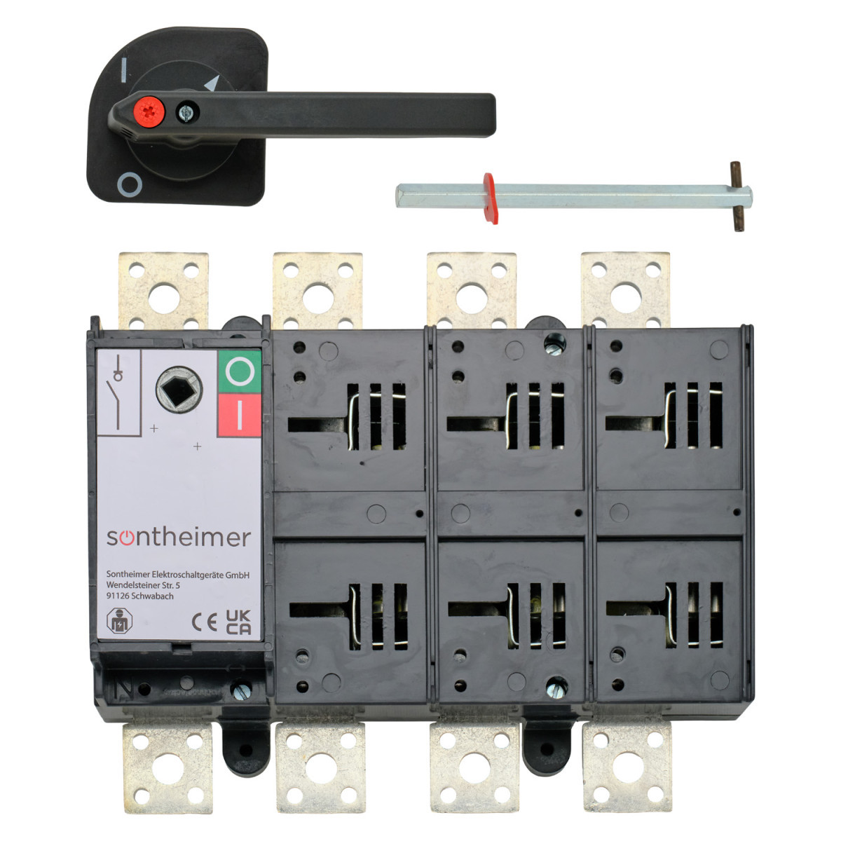 ASN HLC - Hoofdschakelaar Hoofdschakelaar 800a 3P bodemmontage met as/hendel