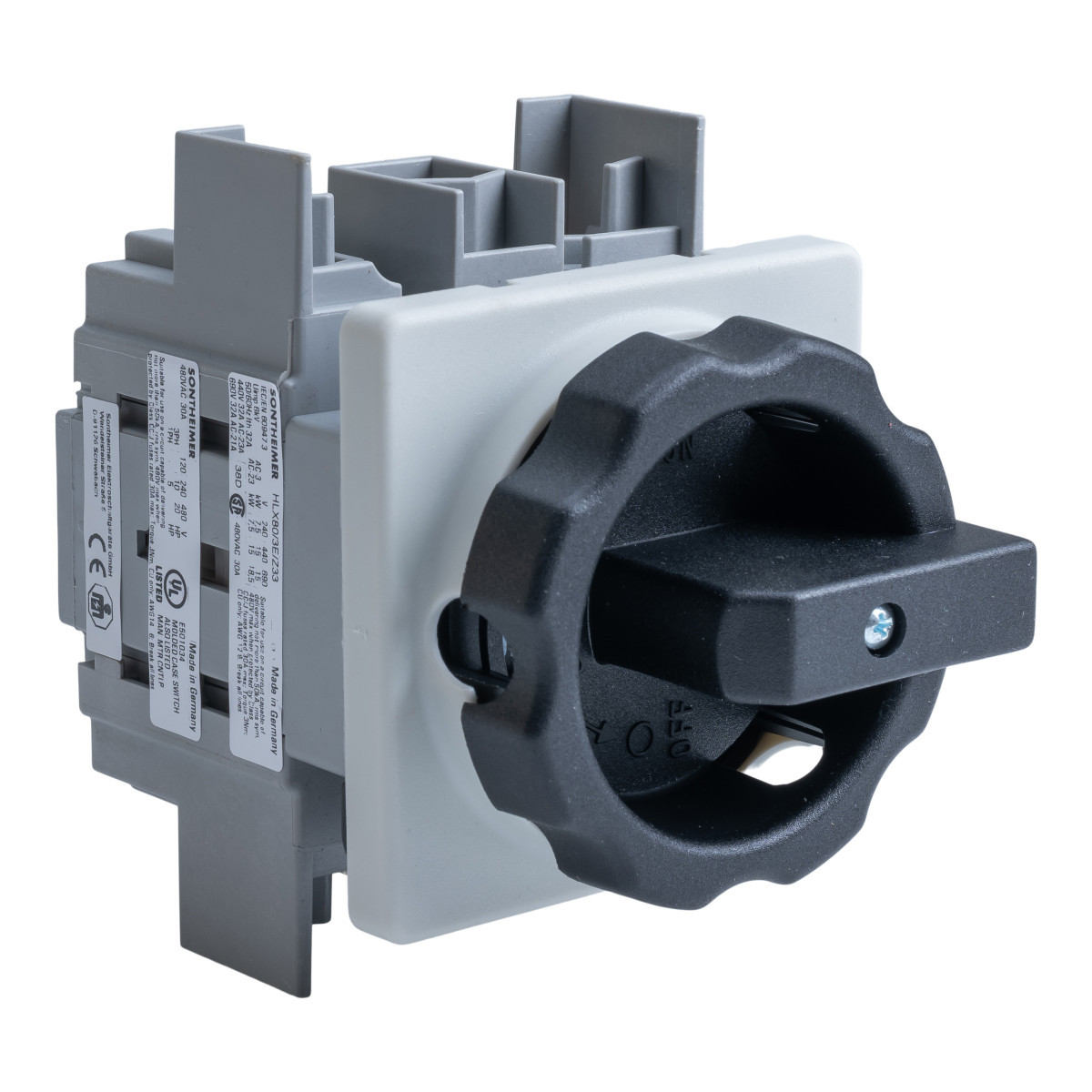 ASN HLX - Hoofdschakelaar UL489 Hoofdschakelaar Ul489/csa 32a 3P 4-gats frontmontage