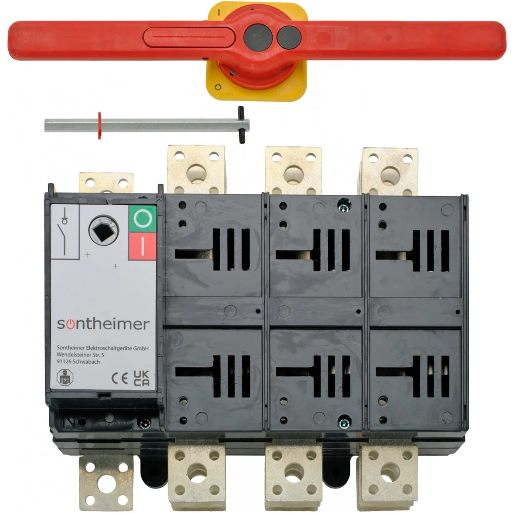 ASN NLC - Hoofdschakelaar nood-uit Hoofdschakelaar Nood-uit 3150a 3P bodemmontage met as/hendel