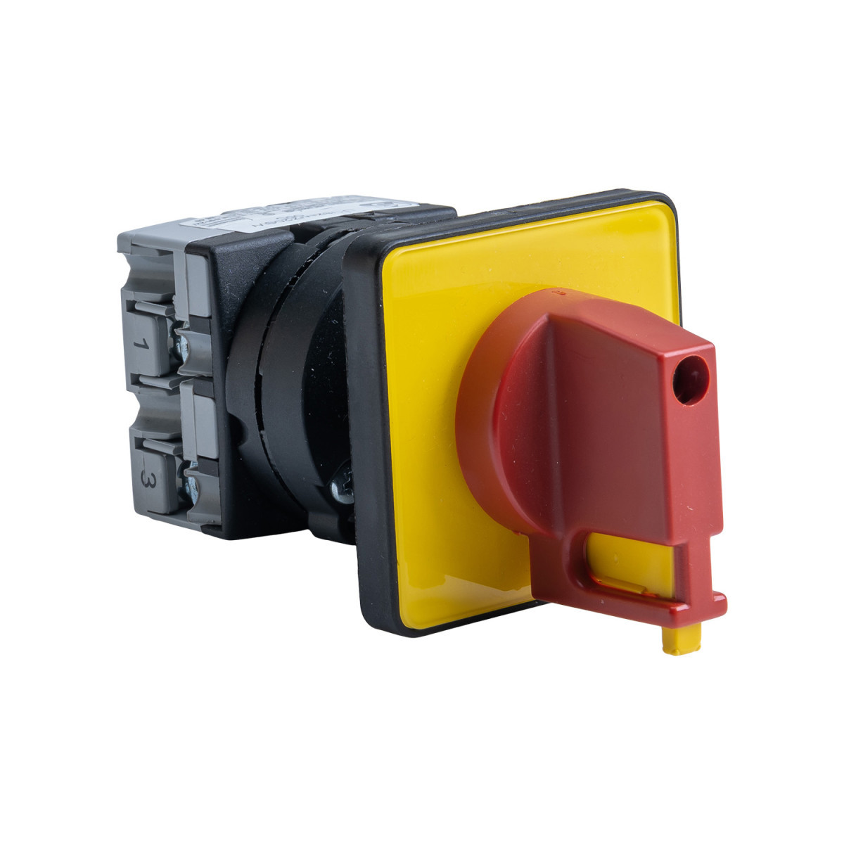 ASN NLT - Hoofdschakelaar nood-uit Hoofdschakelaar Nood-uit 20a 3P 1-gats frontmontage