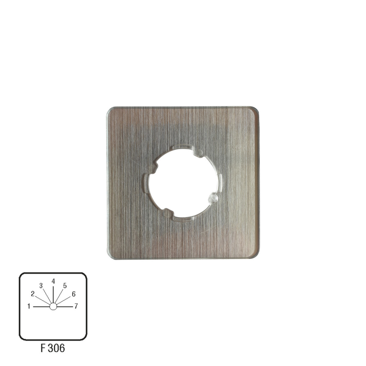 ASN O - Onderdeel TL.0822/F306 frontplaat 30*30