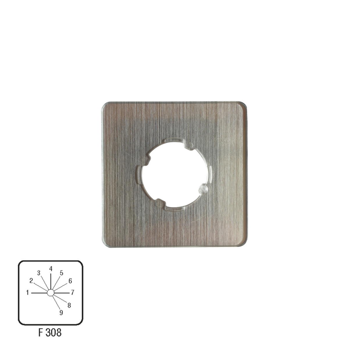 ASN O - Onderdeel TL.0822/F308 frontplaat 30*30