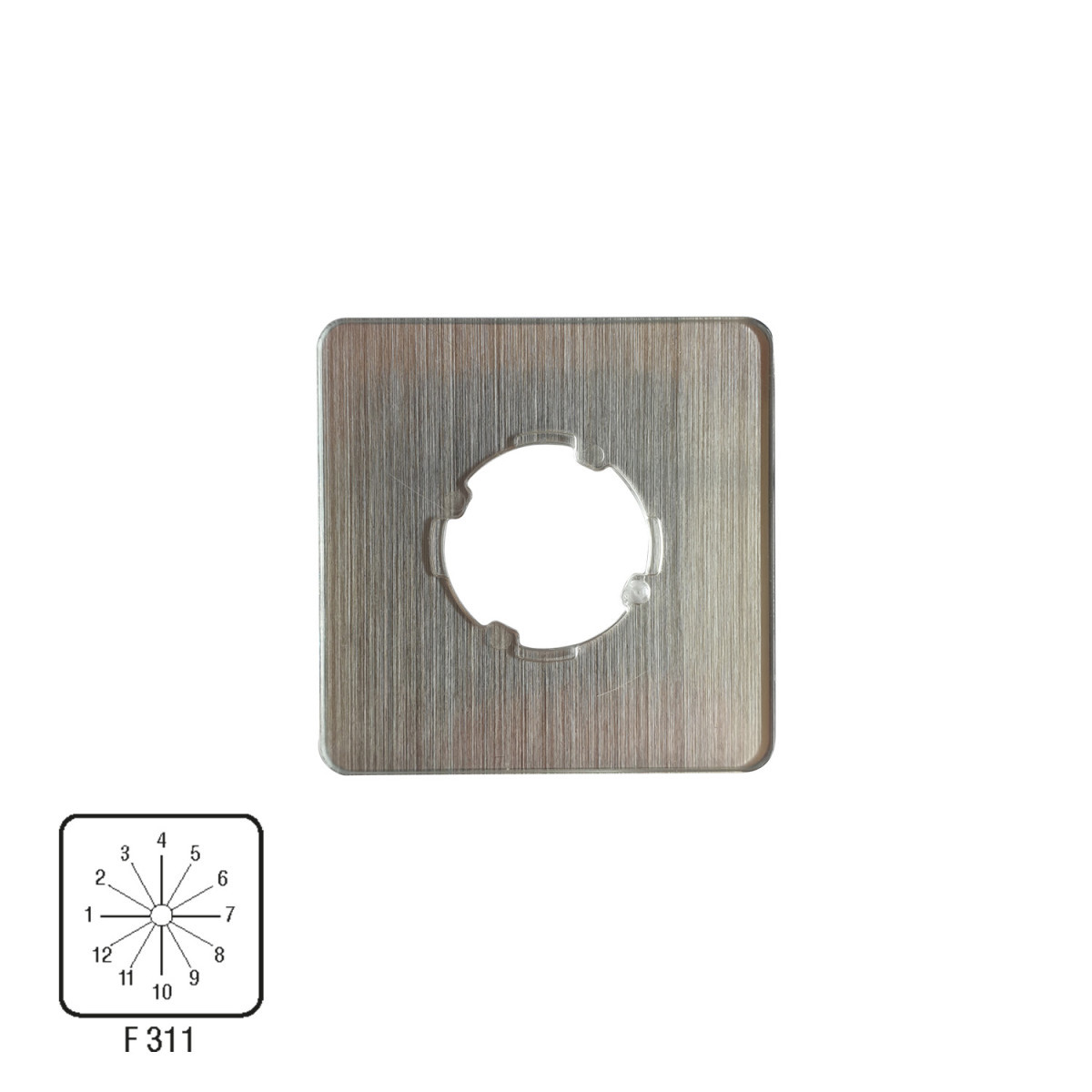 ASN O - Onderdeel TL.0822/F311 frontplaat 30*30