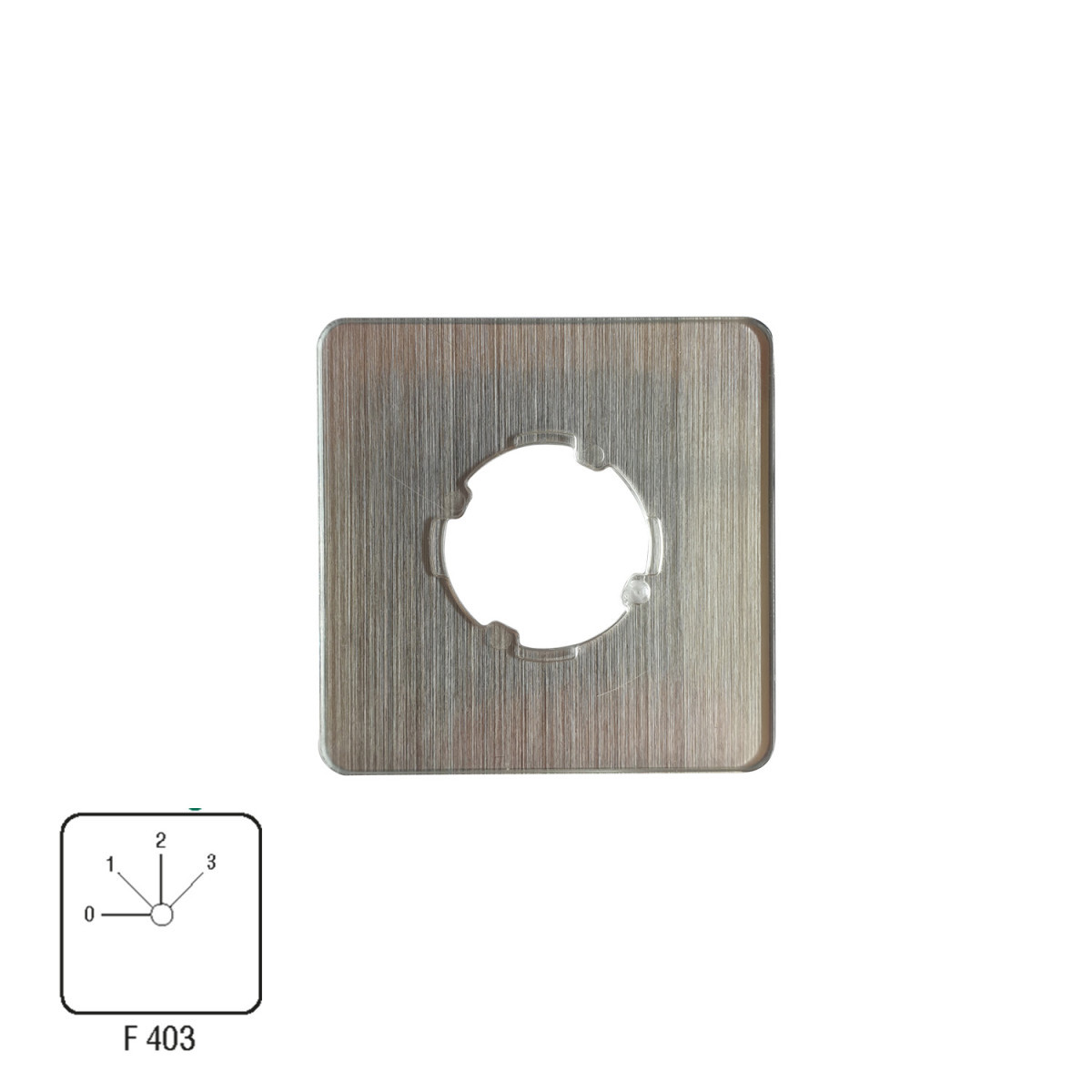 ASN O - Onderdeel TL.0822/F403 frontplaat 30*30