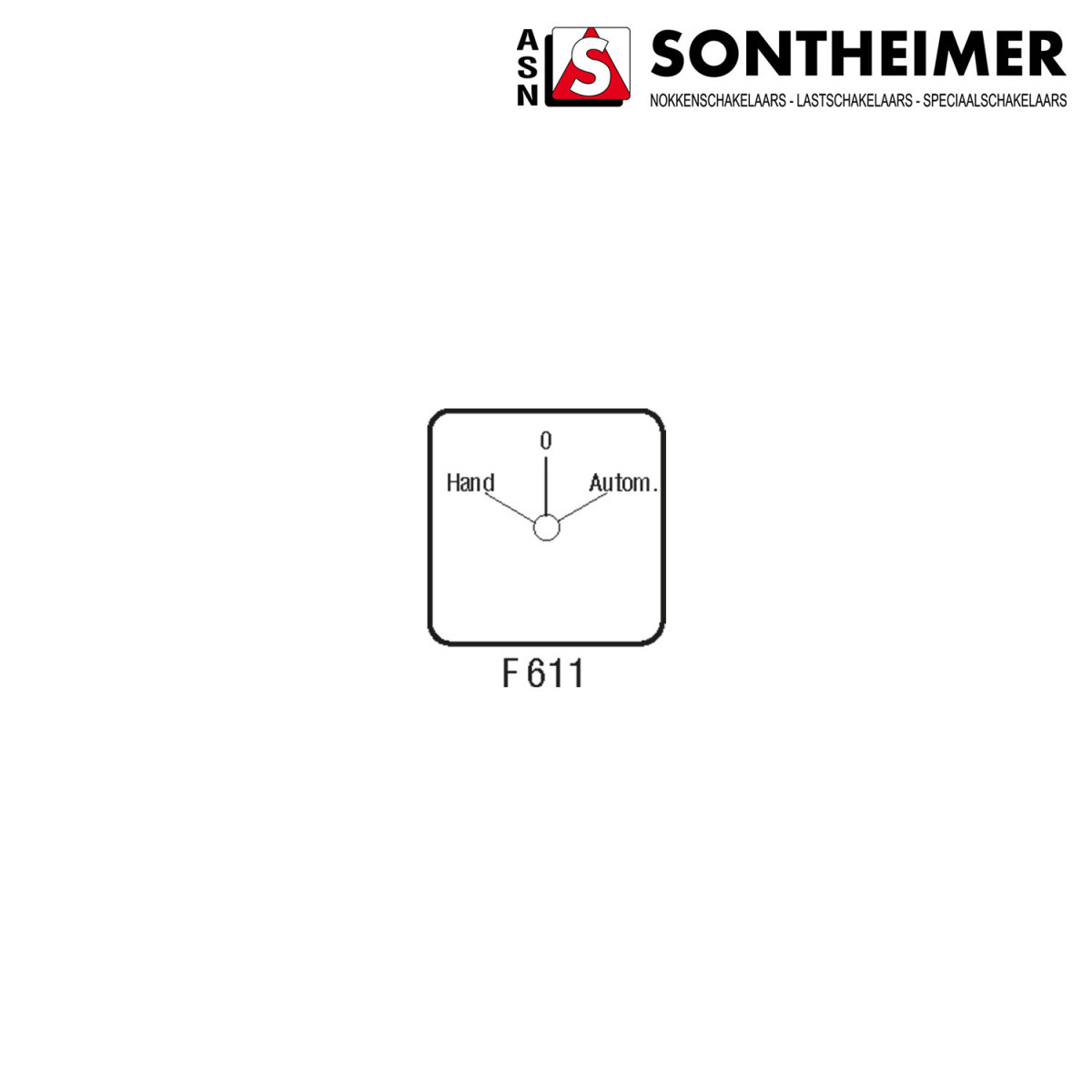 ASN O - Onderdeel TL.0822/F611 frontplaat 30*30