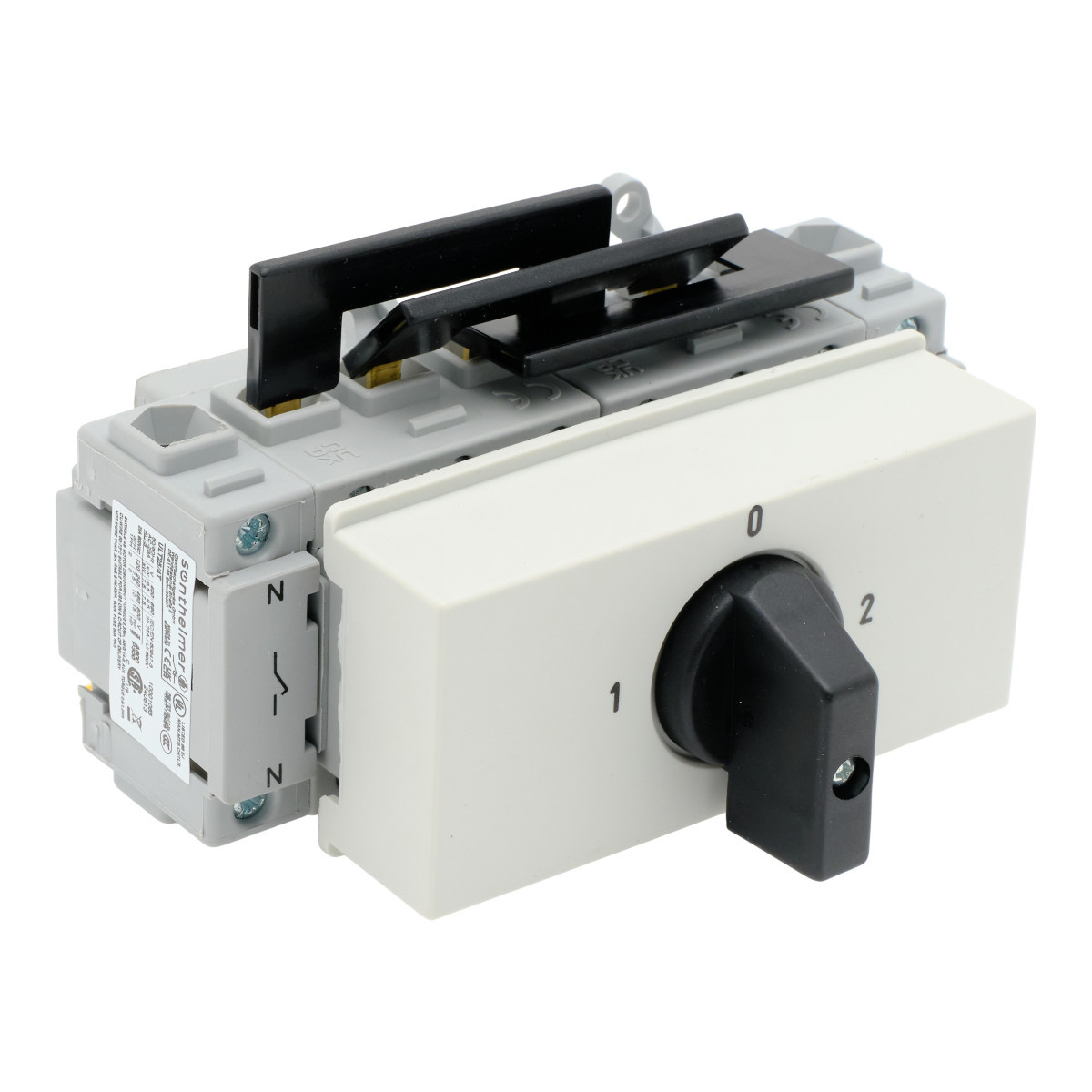 ASN ULT- Last omkeerschakelaar Omkeerschakelaar 25a 4P din-rail montage