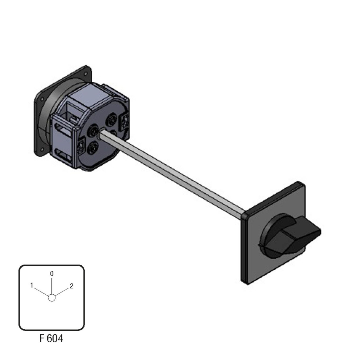 ASN U - Omschakelaar Omschakelaar 200a 4P bodemmontage