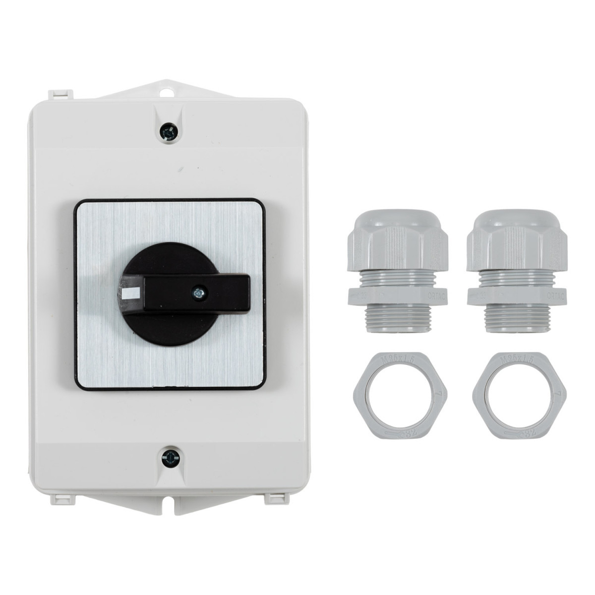 ASN RLO - Werkschakelaar Werkschakelaar 25a 2P opbouw ip65 2XM25