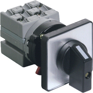 Asn Sontheimer voltmeter omschakelaar 25a 3 polig 1-gats mont.