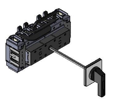 ASN ULT- Last Omschakelaar Omschakelaar 160a 4P bodemmontage