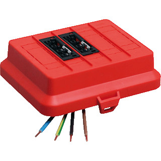 Attema Ak2-wa5 deksel rood 2x4p wago