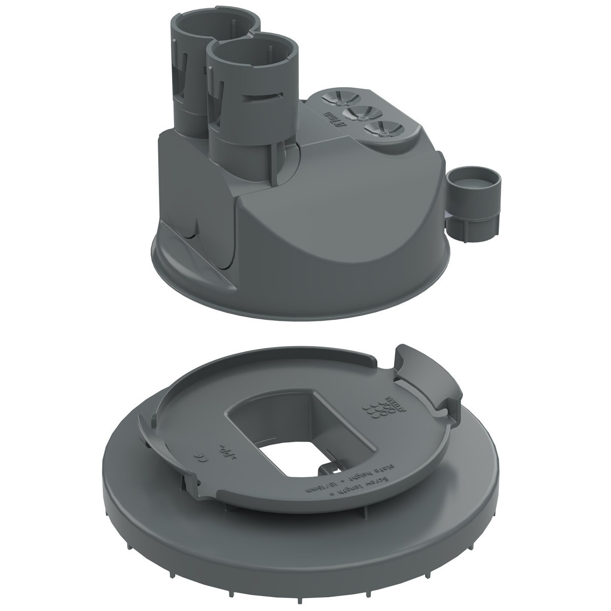 Attema Brandwerend Universele Montageplaat detectiesystemen