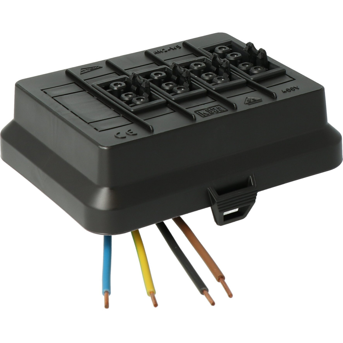 Attema Cable-mate Ak2-W5 deksel, 3x3p + 1x4p wieland zwart