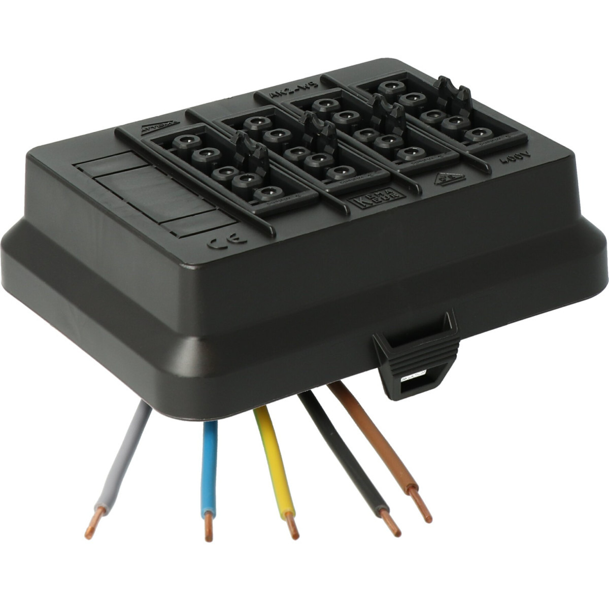 Attema Cable-mate Ak2-W5 deksel, 4x5p wieland zwart