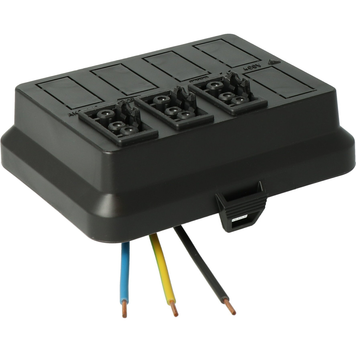 Attema Cable-mate Ak2-W8 deksel, 3x3p wieland zwart