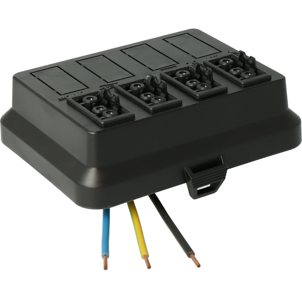 Attema Cable-mate Ak2-W8 deksel, 4x3p wieland zwart