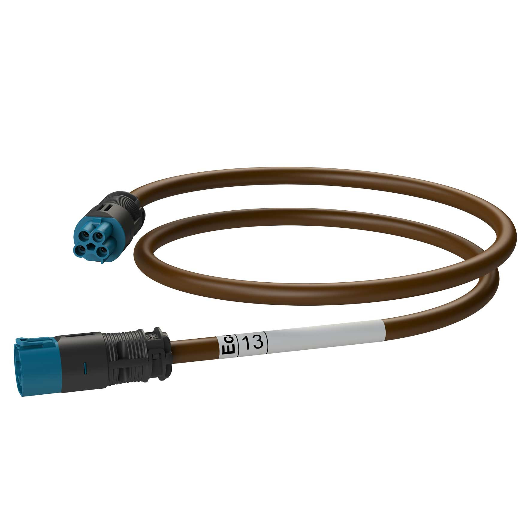 Attema Installeren 2.0 Aw Dim koppelsnoer 13M, 4x1,5 bruin eca