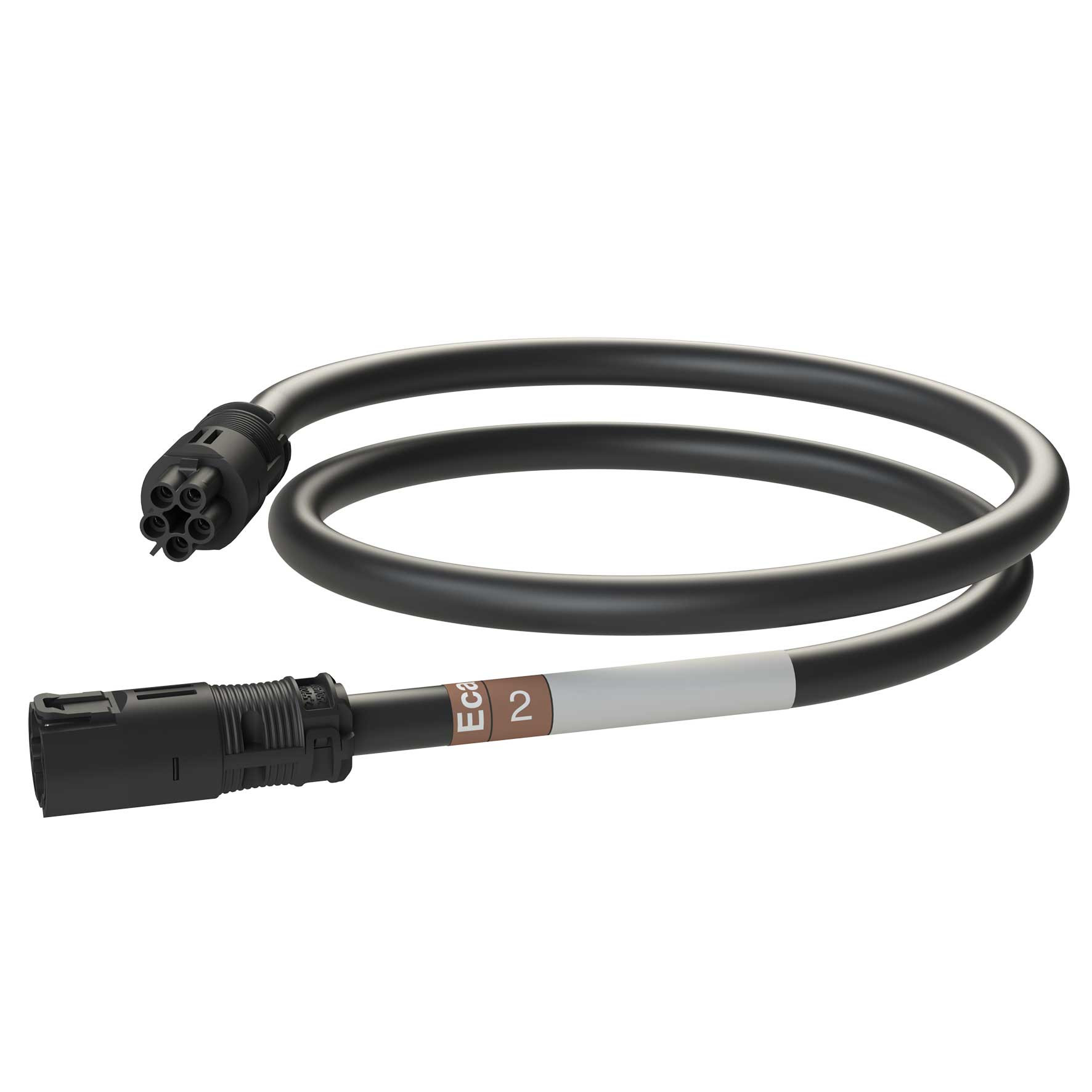 Attema Installeren 2.0 Aw Koppelsnoer 2M, 5G2,5 zwart eca